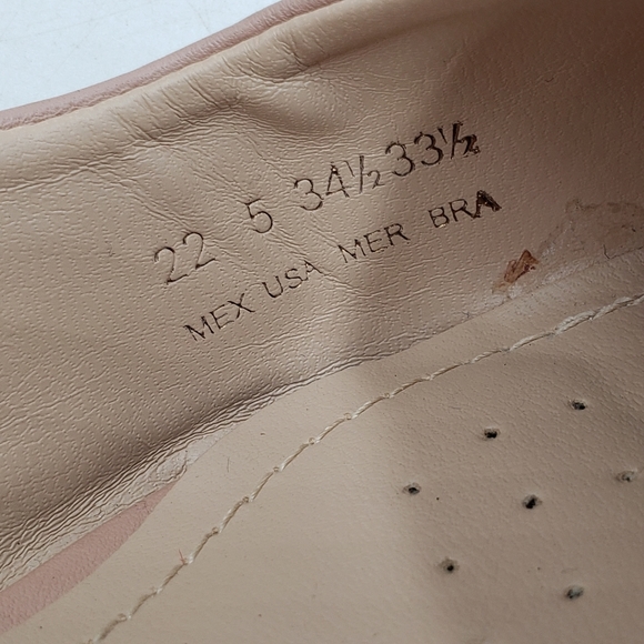 Andrea Ejecutiva Block Heel Sling Back Pump Womens 5 Point Toe Bow Beige - Picture 13 of 13